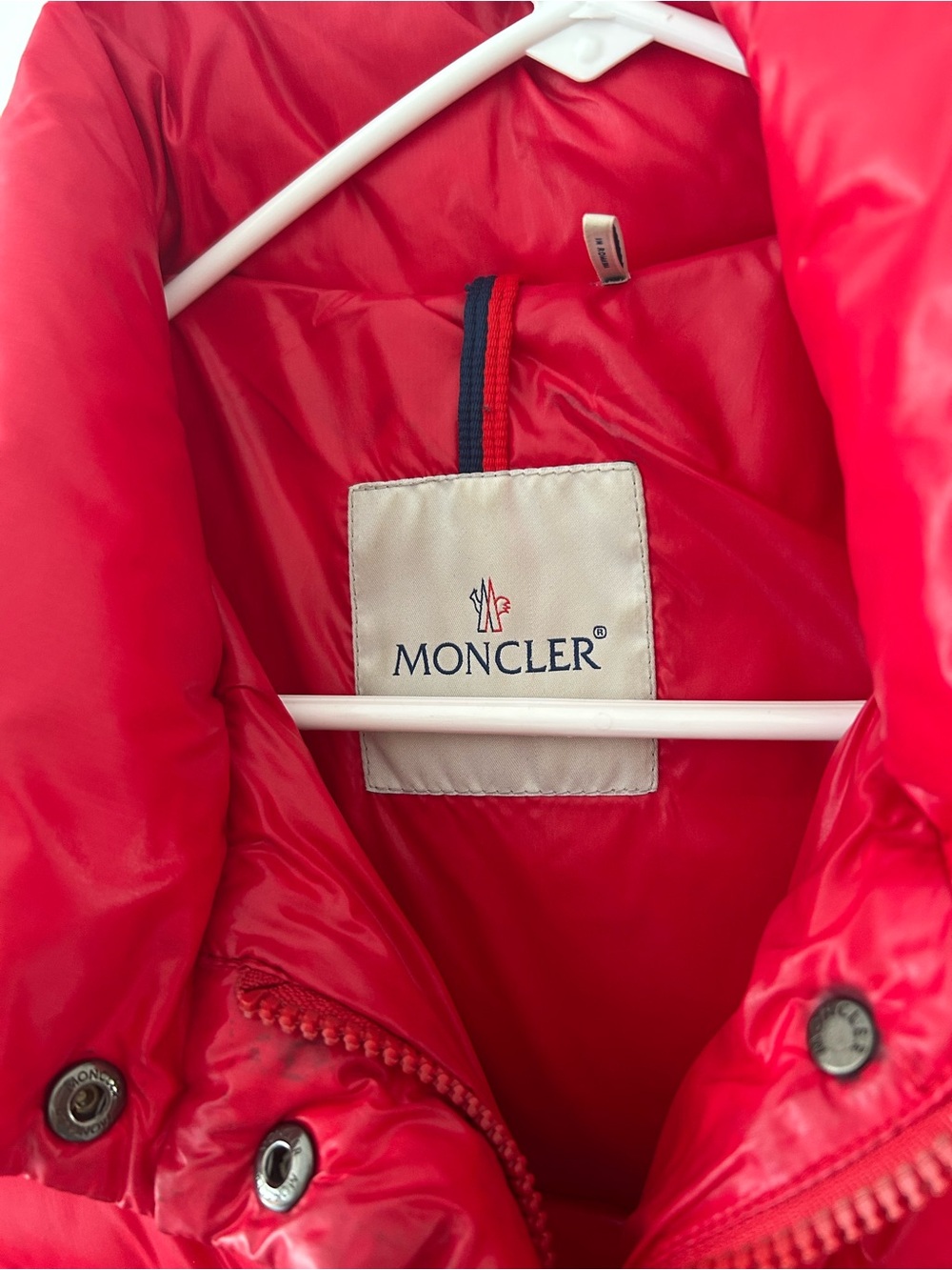 Moncler Grenoble Red Puffer Down Jacket - Picture 5 of 8